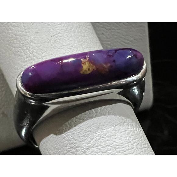 None and/or Unknown Jewelry - Mojave Purple Turquoise Sterling Ring